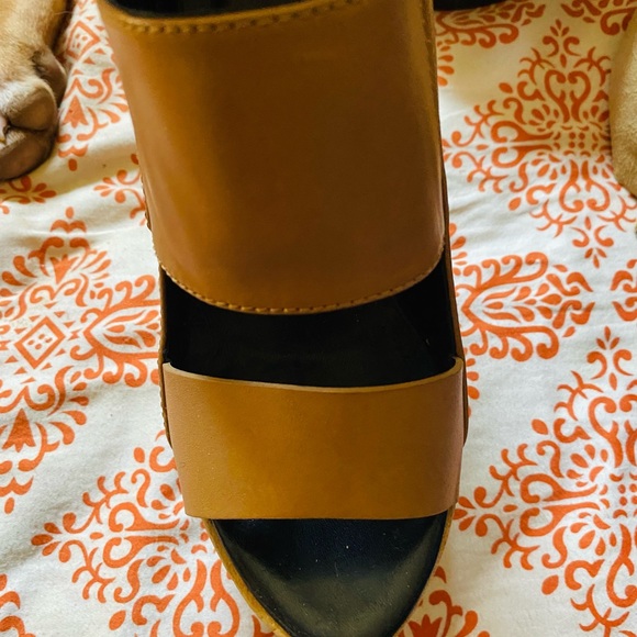 Pierre Hardy wood platform wedge high heel ombré ankle strap shoe sandal 40 9 - Picture 3 of 5